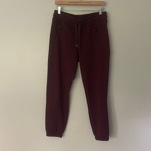 Athleta Joggers- Dark Maroon- Size Medium- Good Condition